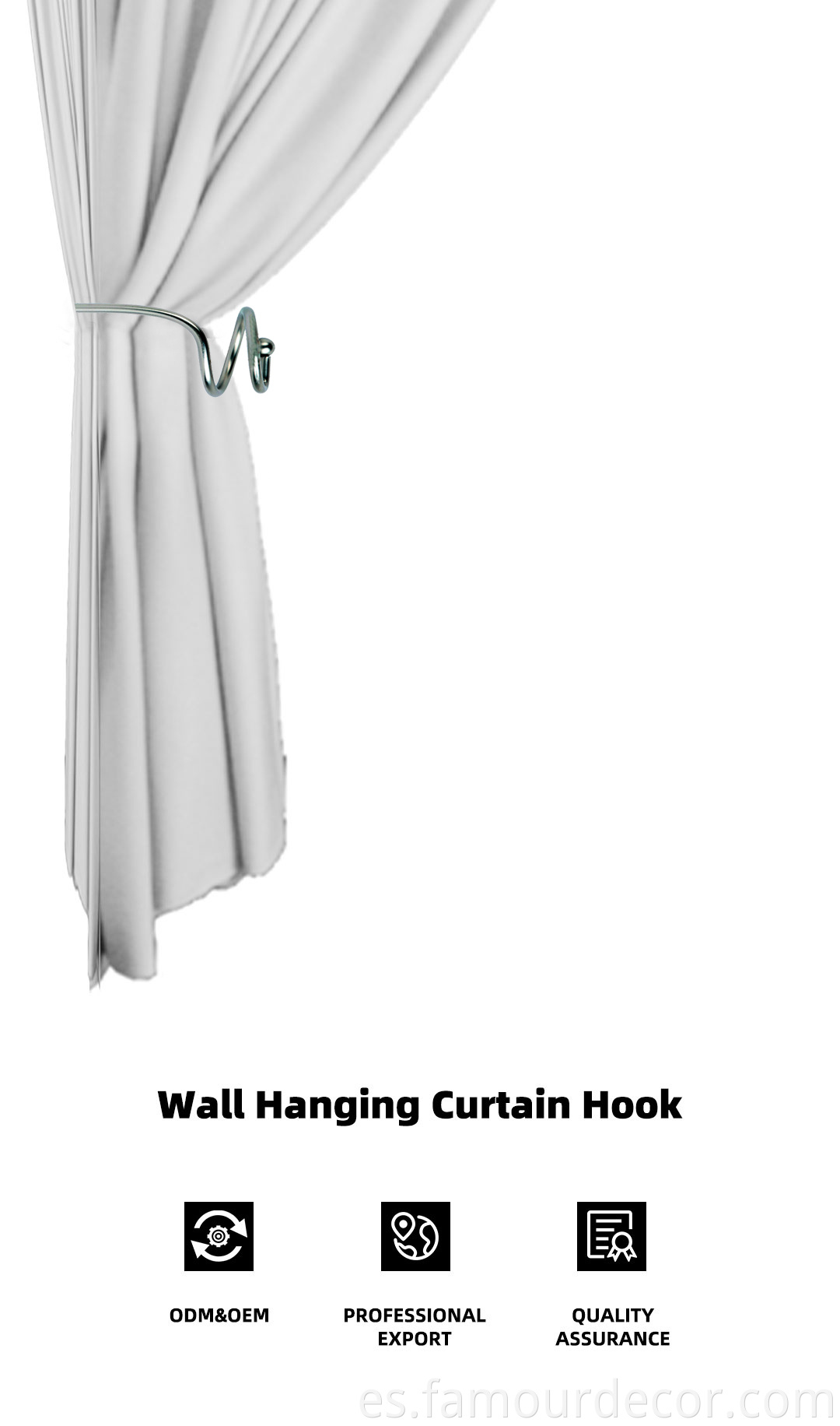 Metal Curtain Rod Holder Wholesale